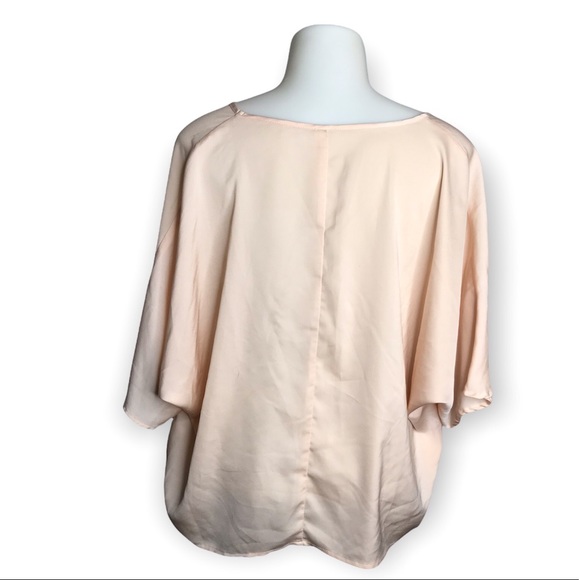 Alice Moon | Pink Low Cut Plunge Chest Loose fit Blouse - Picture 6 of 8